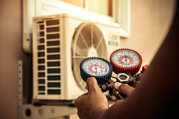 Professional Ductwork Repair technician working in Green Lane, PA
